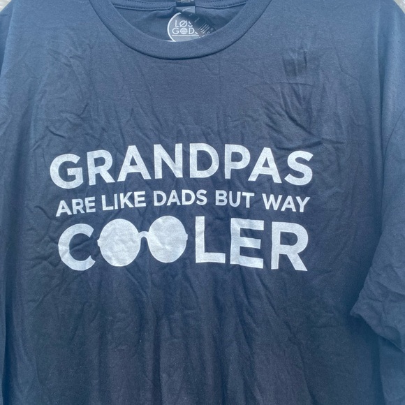 New Grandpas are cooler black short sleeve t-shirt size 2X - Picture 2 of 2